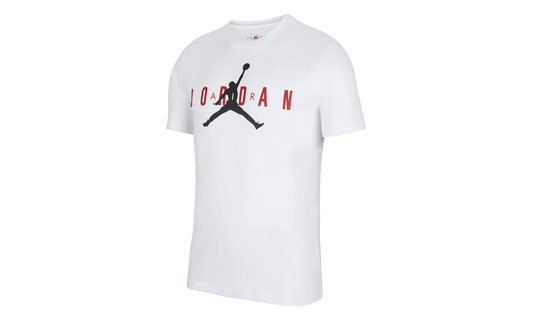 Air Jordan Wordmark T-Shirt "White / Gym Red / Black" CK4212 101