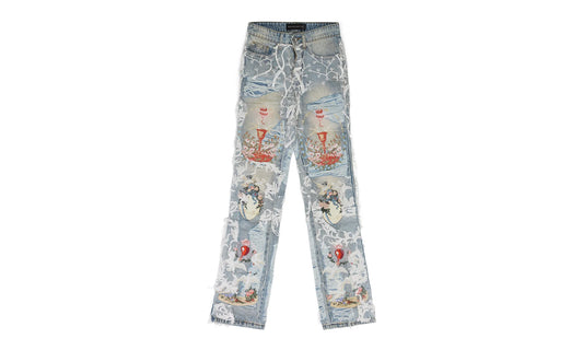 CHALICE STRAIGHT-FIT JEANS "BLUE" 1120570008SS24