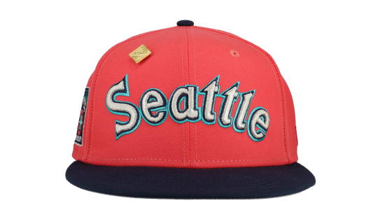 59FIFTY Seattle Mariners 40th Anniversary Patch Fitted Hat "Red / Black" 123451293749