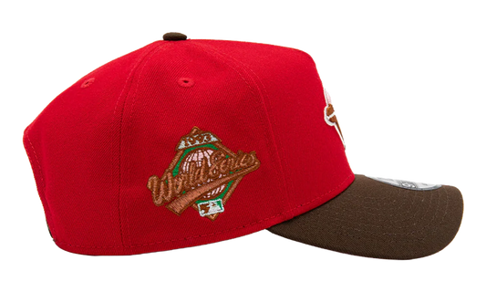 9FORTY Toronto Blue Jays A-Frame Snapback "Scarlet Walnut" NE460