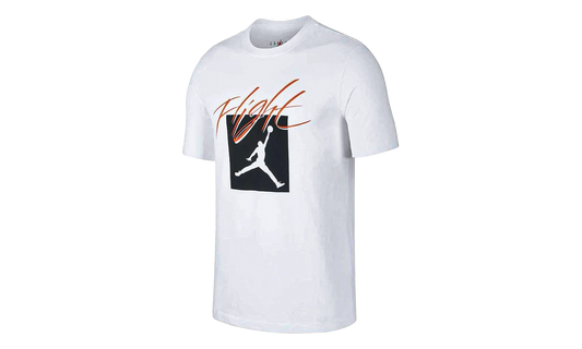 Air Jordan Jumpman Flight Short Sleeve Tee "White" AT8958 100