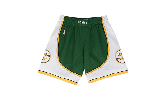 NBA Swingman Road Shorts "2007-08 Seattle SuperSonics - Dark Green" SMSHGS18254 SSUDKGN07