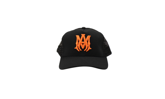 MA LOGO TRUCKER HAT "Black/Orange" MAH005 063