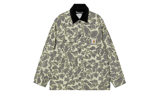 Tapestry Chore Coat "Camo Duck Jacquard Green / Tobacco" I035329 3CK XX