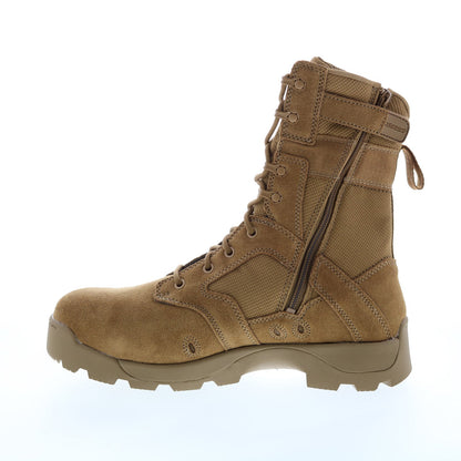 Altama Jungle Assault Side-Zip Safety Toe Mens Brown Wide Tactical Boots
