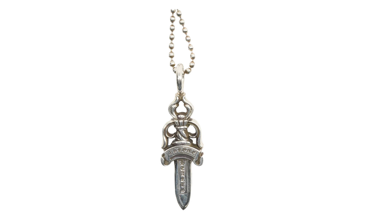 Ball Chain with Dagger Pendant "Silver" CHRM0747