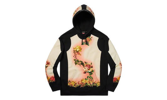Jean Paul Gaultier® Floral Print Hoodie "SS19 - Black" SU26927