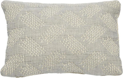 Woven Cotton Jacquard Lumbar Pillow