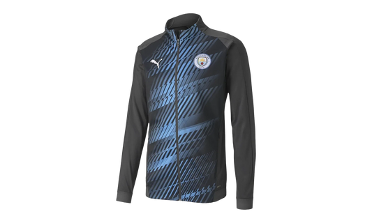 MCFC Stadium League Jacket "Asphalt / Team Light Blue" 756807 25