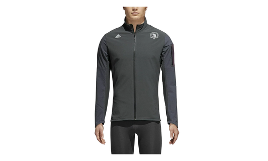 Boston Marathon Supernova Storm Jacket "Carbon / Noble Red" CW3581
