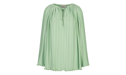 PLEATED LONG SLEEVE BLOUSE "ACQUA" RW TO0001 5944 E24 26