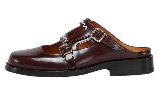 Double Buckle Sabot Loafer WMNS "Brown" SBMS010202 PS679 00R90