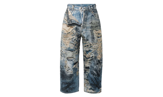 Torn Scribble Denim "Blue" P01004671