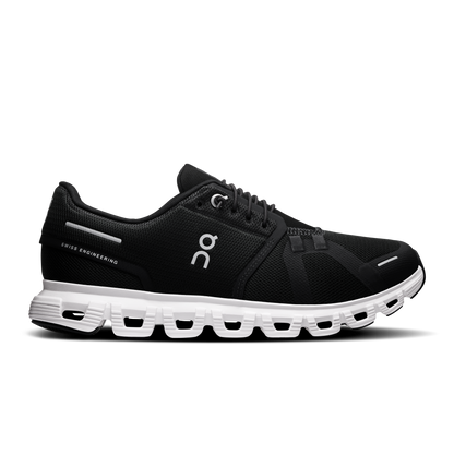 Women's Cloud 6 Wide in Black/White