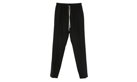 Wool Drawstring Slim Long Pants "Black" RU02E1390 ZL 09