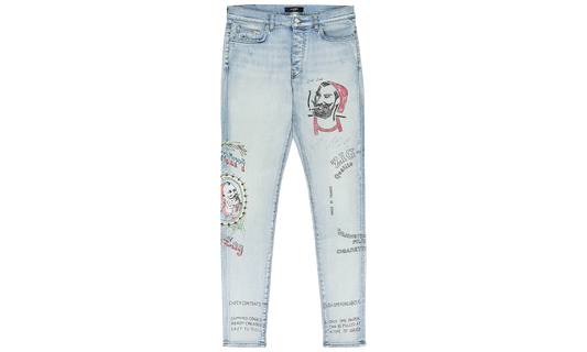 ZIG ZAG JEAN "Light Indigo" SS22MDS023