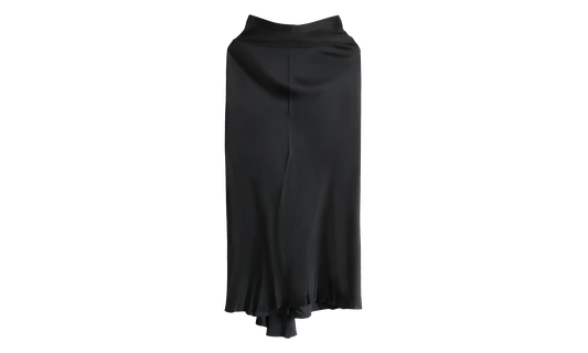 Charmeuse A Line Bias Skirt WMNS "Black" RP02E4343 SCH 09