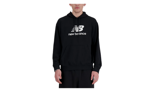 Sport Essentials Fleece Logo Hoodie "Black / White" MT41505BK