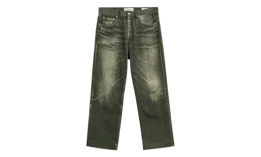 Digital Aurora Print Third Cut Jeans "Black" M2265TD