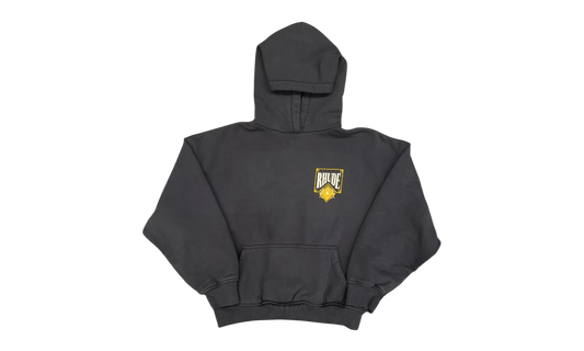 Playing Card Hoodie "Vintage Black / Yellow" RHSS26HO05012 BLK
