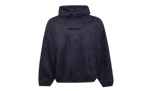 Suede Fleece Modern Hoodie "Vintage Black" 192HO256941F