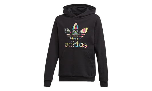 Logo Pattern Hoodie GS "Black" EJ5595
