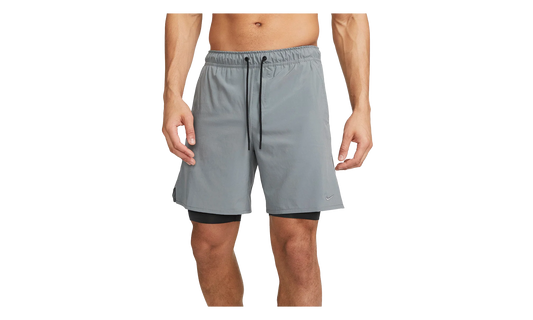 Dri-FIT Unlined Fitness 2 in 1 7" Shorts "Smoke Grey / Dark Smoke Grey" DV9334 084