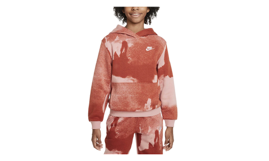 Sportswear Club Fleece Graphic Hoodie GS "Red Stardust" FD3170 618
