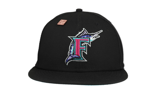 59FIFTY Florida Marlins 1997 World Series Polar Lights Fitted Hat "Black" 123451290786