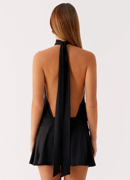Valor Mini Dress - Black