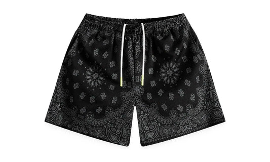 Carbon Paisley Shorts "Black" BS59
