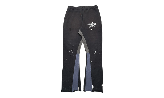 GD Logo Paint Splatter Flare Sweatpants (2024) "Washed Black White Multi" GDGDLFSWB