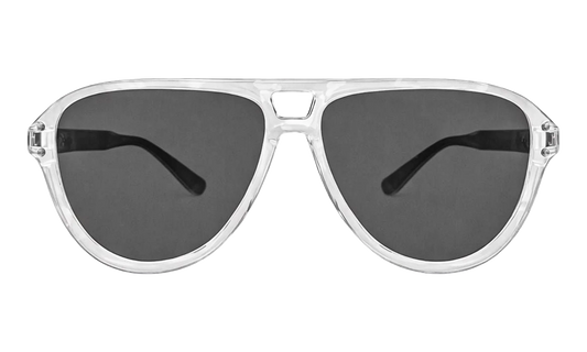 Aviator Logo Sunglasses "White / Black / Silver" XA41764AC WBS