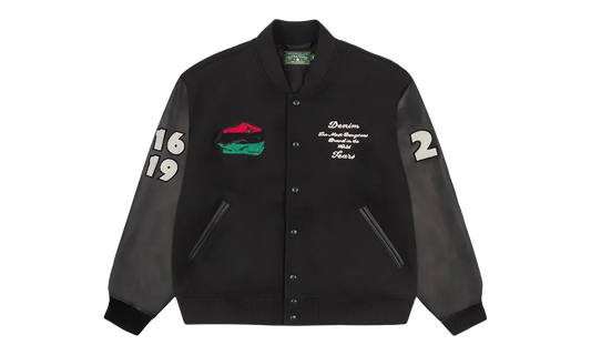Peace Wreath Varsity Jacket "Black" DT445