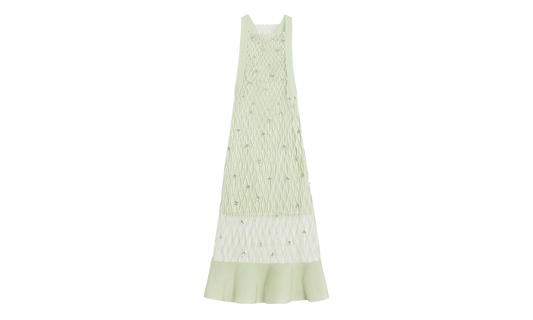 EMBROIDERED CAGE KNIT DRESS "AMANDE" RW DR9033 K033 E24 610