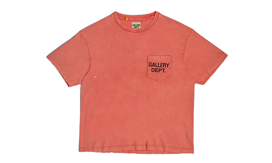 Vintage Pocket Tee "Sun Wash Red" GD021