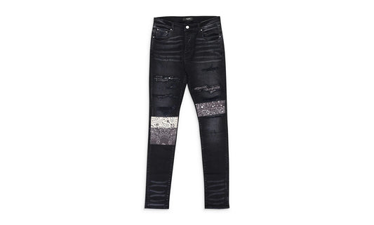 CAMO PATCH SHORT AGED DENIM Jeans "Black" PS22MDS140_023