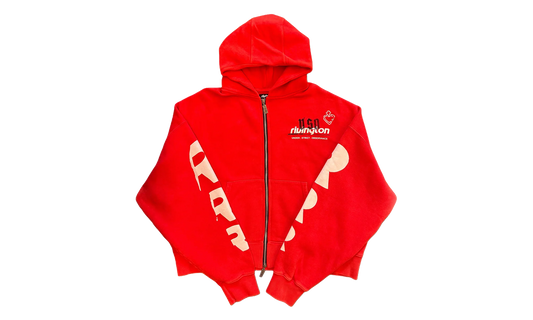 MEMBERSHIP USO ZIP HOODIE "Red" RIV03