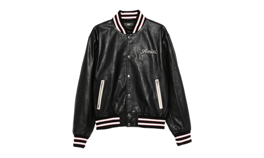 Club Amiri Leather Varsity "BLACK" AMLTVY1003