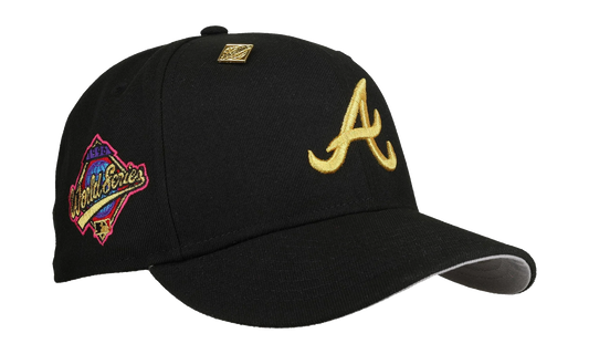 59FIFTY Atlanta Braves 1996 World Series Fitted Hat "Black / Yellow" NE455