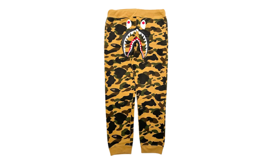 1st Camo Shark Slim Sweatpants "Yellow Green" B1CSSSGY