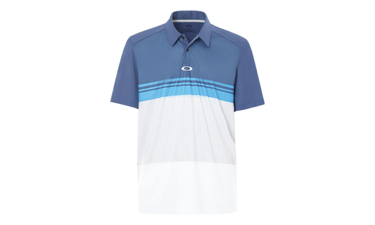 Color Block Take Polo Shirt "Ensign Blue" 434039 64W