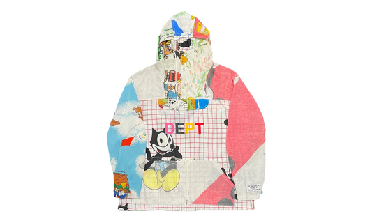 Felix Cartoon Anorak "White Multi" GDCAWM