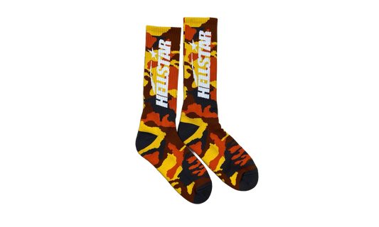 Logo Socks "Camo / Orange" HSR154