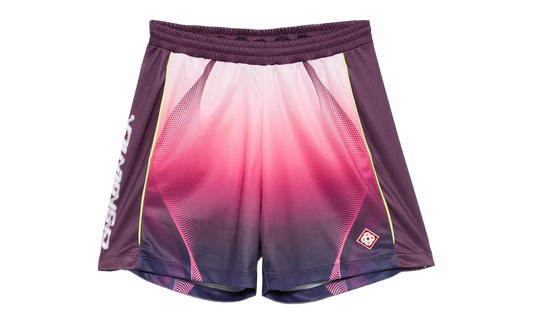 Gradient Football Shorts "Aubergine" MSS26JTR25301