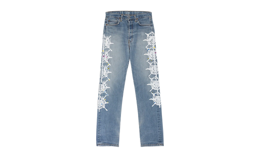 VINTAGE WEB STRAIGHT-FIT JEANS "Denim Blue" SP5der107