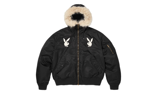 Playboy® Hooded MA-1 "SS26 - Black" SU27110