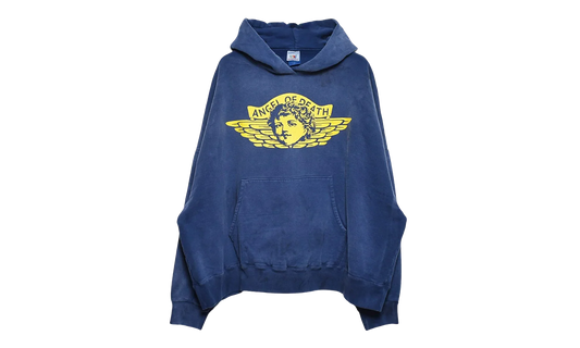 Angel of Death Logo Hooded Sweatshirt "Navy" SM YS1 0000 044