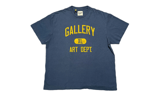 Art Dept Short Sleeve Tee Shirt "Navy Yellow" GDADSSTSNY