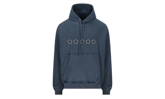 Oversized Drawstring Hoodie "Washed Navy" 858143 TTVL5 8806